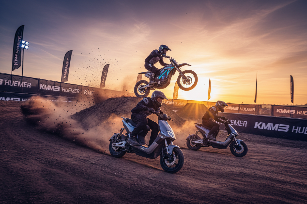 emotion mit emobilität von rollern und motorcross bei kmm3 huemer 